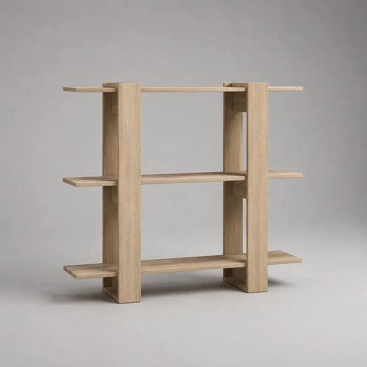 Bücherregal 160 x 35 x 180 cm MDF Holzoptik Beige Standregal mit offenen Ablageflächen